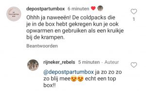 Review tevreden klant De Postpartumbox